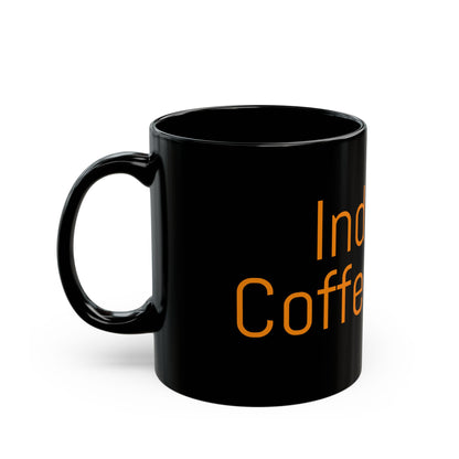 Coffee Lovers Black Mug - "Indeed, Coffee First" - Perfect Gift for Birthdays, Holidays, Office, Home, or Any Occasion
