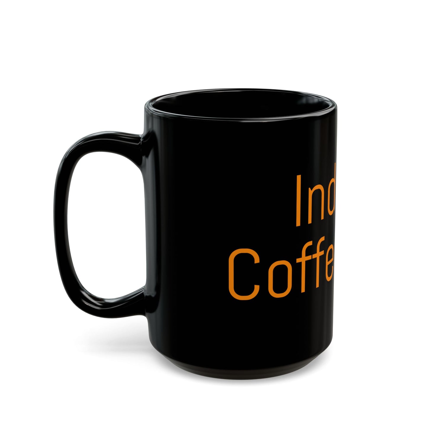 Coffee Lovers Black Mug - "Indeed, Coffee First" - Perfect Gift for Birthdays, Holidays, Office, Home, or Any Occasion
