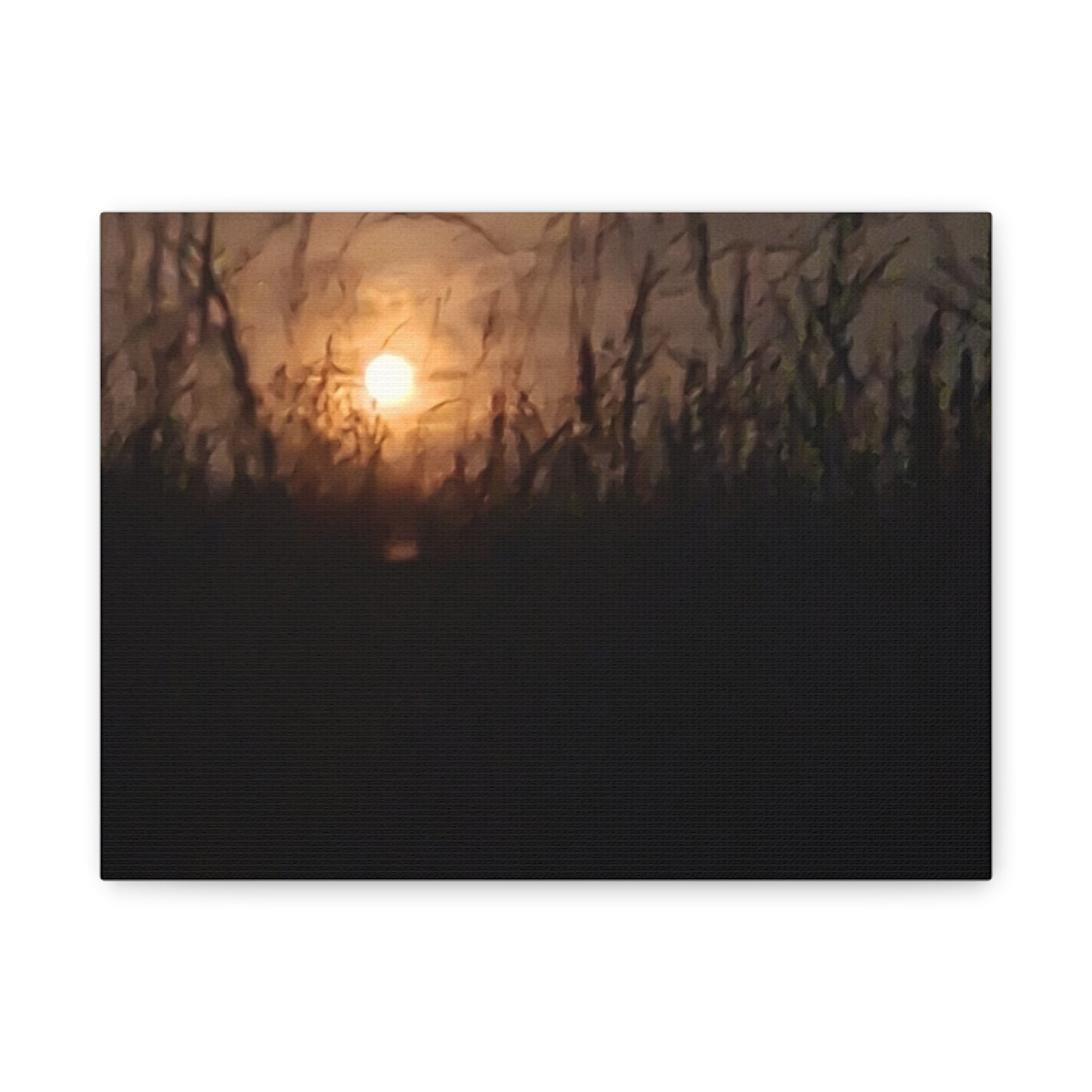 Canvas Art Moon Rise